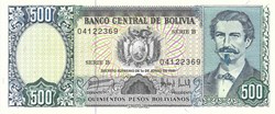 500 pesos boliviens