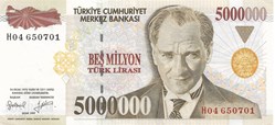 5.000.000 livres turques