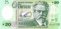 20 pesos uruguayens