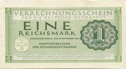 1 reichsmark de la Wehrmacht