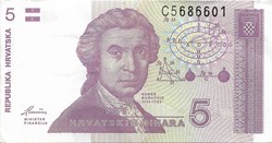 5 dinars croates