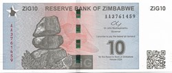 10 or du Zimbabwe