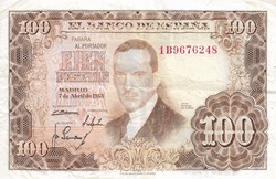 100 pesetas