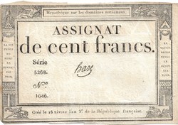 Assignat de 100 francs
