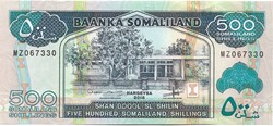 500 shillings du Somaliland