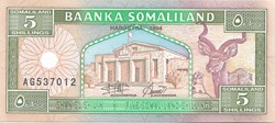 5 shillings du Somaliland