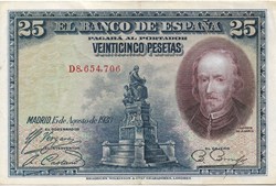 25 pesetas