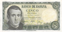 5 pesetas