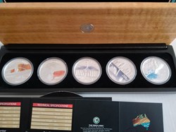 Australia. 1 Dollar 2006 Discover Australia - 5 x 1 Oz