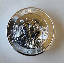 Canadá. 10 Dollars 2021 Creatures of the North Werewolf Silver Coin BU - 2 oz