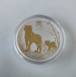 Año del tigre de Australia 2022 1 Oz
