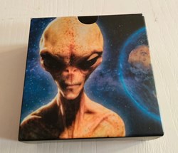 Estados Unidos. 1 Dollar 2020 Silver Eagle Alien Planet Colorized - 1 oz