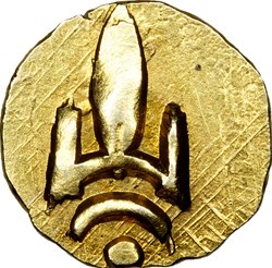 1 fanam, Royaume de Thanjavur-Maratha (Inde), 1820-1830