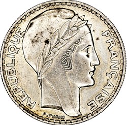 20 francs Turin, IIIe République, 1938