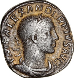 Sesterce d'Alexandre Sévère, Providentia, 232, Rome