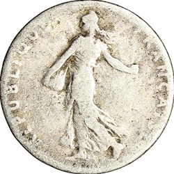 50 centimes Semeuse, IIIe République, 1898