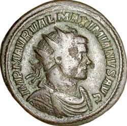 Aurelianus de Maximien Hercule, Hercule, 287, Ticinum