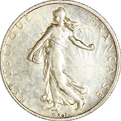2 francs Semeuse, IIIe République, 1917