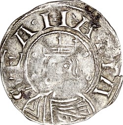 Denier anonyme, Evêché de Clermont, c. 1100-1150, Clermont