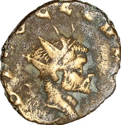 Antoninien de Claude II le Gothique divinisé, Aigle, fin 270-271, Rome