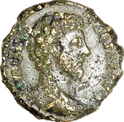 As de Marc Aurèle césar, Faustine Jeune / Pietas, début 161, Rome