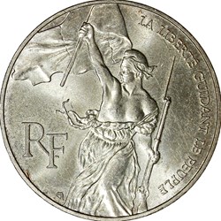 100 francs Liberté guidant le peuple, Ve République, 1993