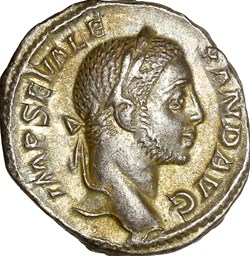 Denier de Sévère Alexandre, Alexandre Sévère, 230, Rome