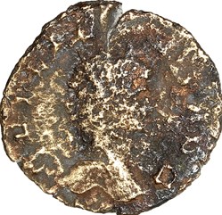 Antoninien de Gallien, Gazelle, 267-268, Rome