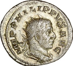 Antoninien de Philippe Ier l'Arabe, Philippe Ier, 248, Rome