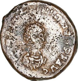Nummus de Valentinien II, Vot X, 378-388, Constantinople