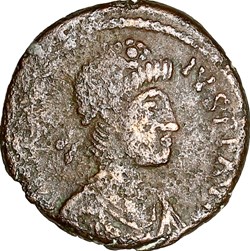Nummus, fin IVe - début Ve siècle, Urbs Roma Felix, 394-395 / 404-408, Rome