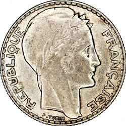 10 francs Turin, IIIe République, 1939