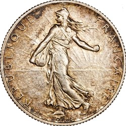 2 francs Semeuse, IIIe République, 1918