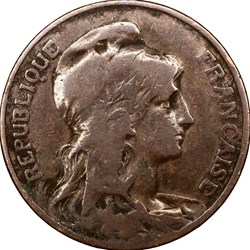10 centimes Daniel-Dupuis, IIIe République, 1901