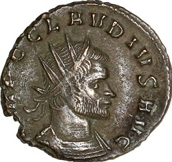 Antoninien de Claude II le Gothique, Victoria, 268-269, Rome
