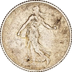 1 franc Semeuse, IIIe République, 1916