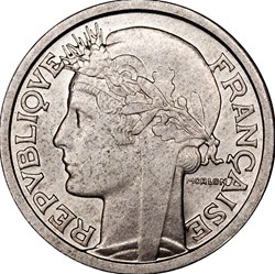 2 francs Morlon, GPRF, 1945