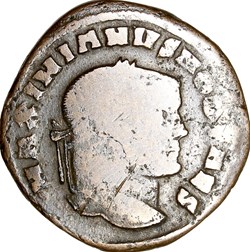 Follis de Galère césar, Carthage, 298-299, Carthage
