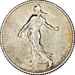 1 franc Semeuse, IIIe République, 1915