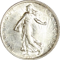 2 francs Semeuse, IIIe République, 1916