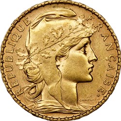 20 francs Coq, IIIe République, 1904