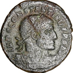 Follis de Constantin Ier, Sol, 312-313, Ostie