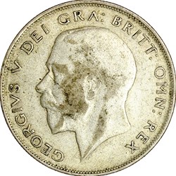 1/2 couronne, Georges V du Royaume-Uni, 1923