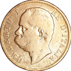 10 centesimi, Humbert Ier d'Italie, 1894, Birmingham