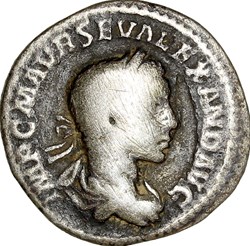 Denier de Sévère Alexandre, Salus, 222, Rome