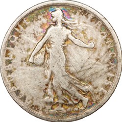 1 franc Semeuse, IIIe République, 1898