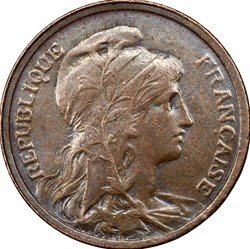 1 centime Daniel-Dupuis, IIIe République, 1912