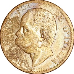 10 centesimi, Humbert Ier d'Italie, 1894, Rome