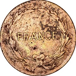2 francs France, GPRF, 1944, Philadelphie
