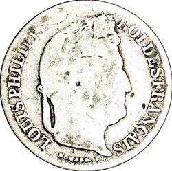 50 centimes, Louis-Philippe Ier, 1847, Paris